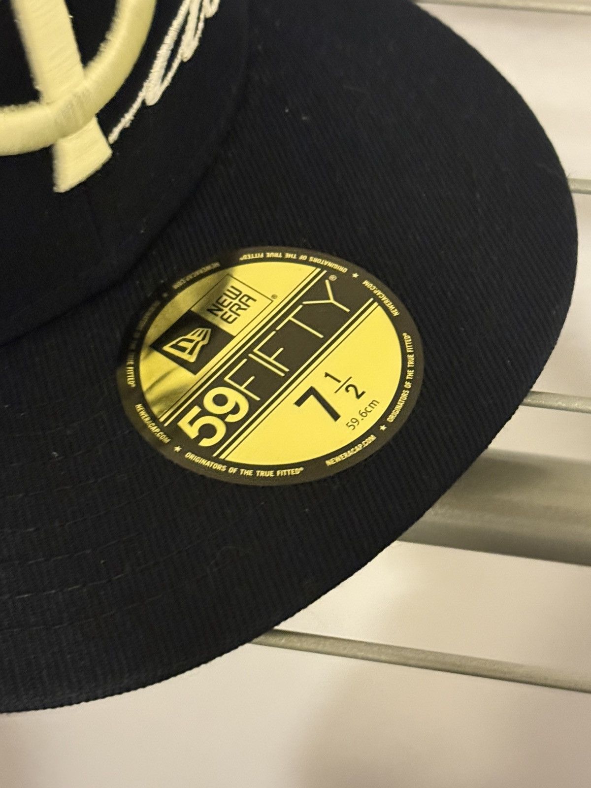 basketcase gallery Basketcase Gallery Fiited Cap Navy 7 1/2 Size ONE SIZE - 4 Thumbnail