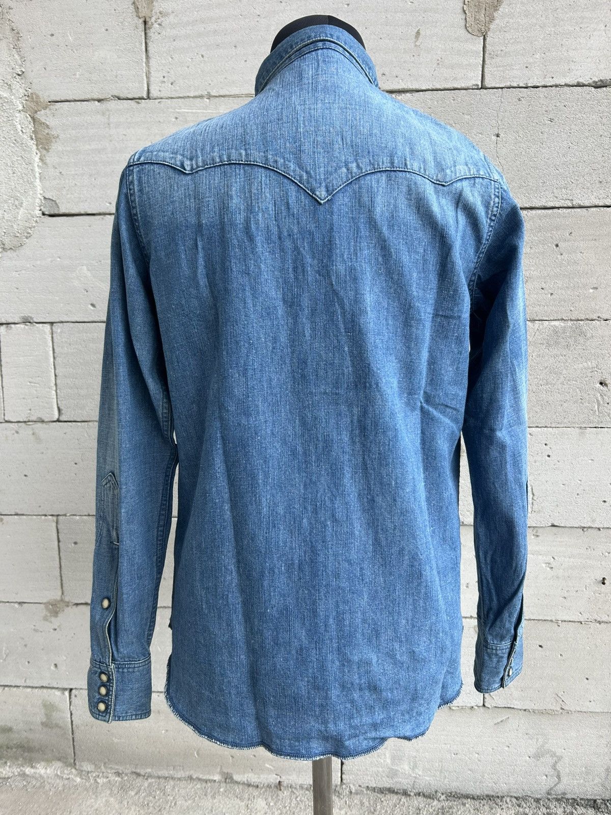 *A VONTADE Selvedge Denim Western Shirt Size US M / EU 48-50 / 2 - 5 Thumbnail