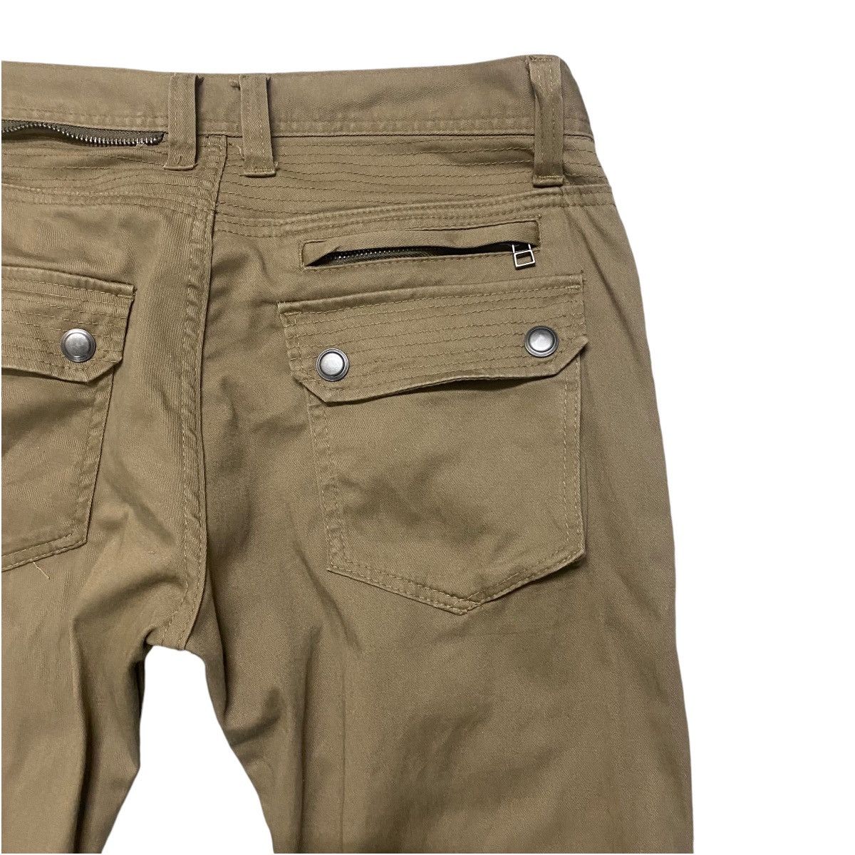 Le Grande Bleu (L.G.B.) Semantic Design Cargo Tactical Stacked Flare Pants Size US 32 / EU 48 - 11 Thumbnail