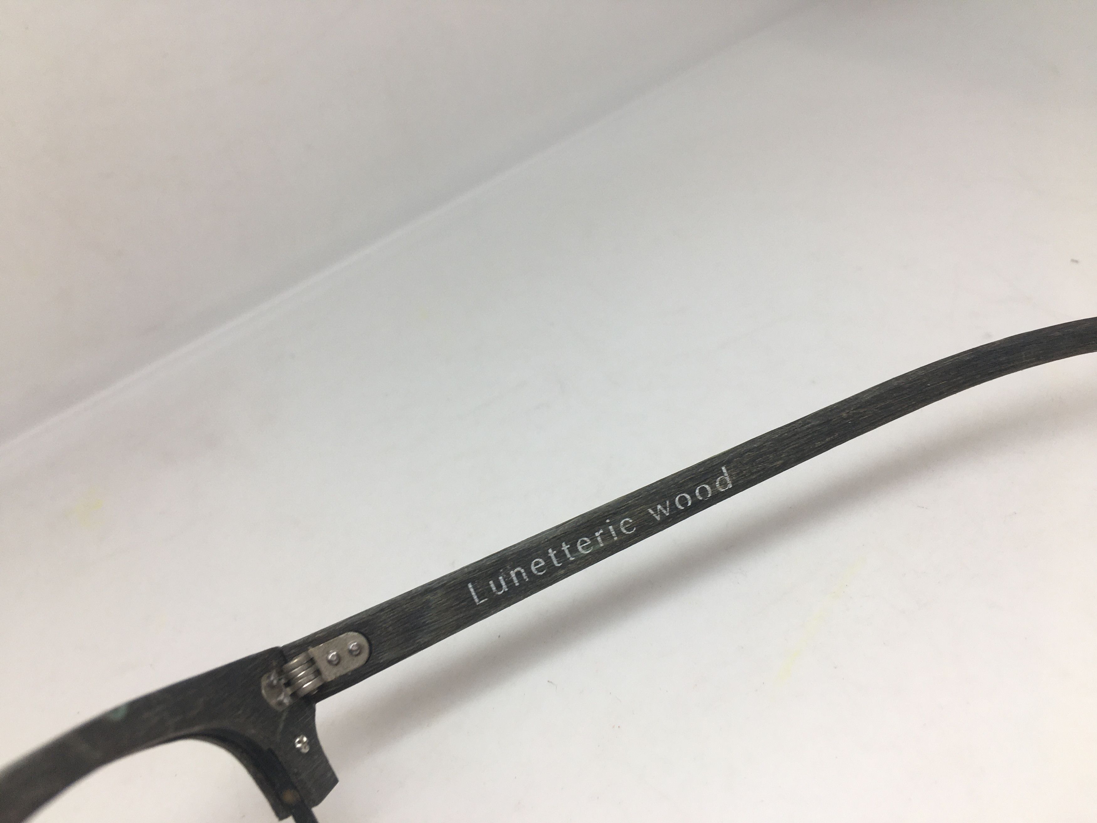 Other Lunetterie Faux Wood Malcolm X Grey Copper RX Eyeglasses Size ONE SIZE - 4 Thumbnail