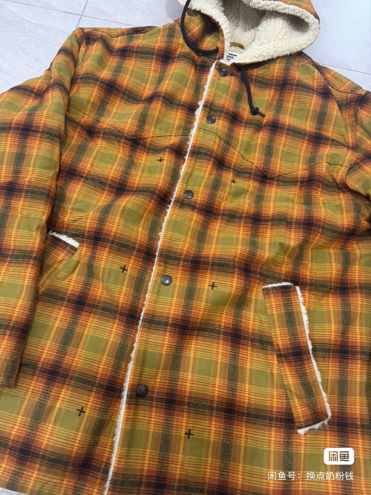 Number (N)ine × Supreme Supreme x Number(N)ine FW25 WEEK16 Faux Shearling coat Size US L / EU 52-54 / 3 - 2 Thumbnail