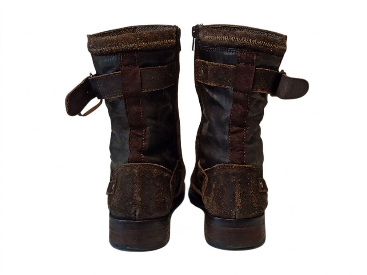 Other Rare Nushu Archive The Biker Brigade Waxed Suede Boots Size US 9 / EU 42 - 7 Thumbnail