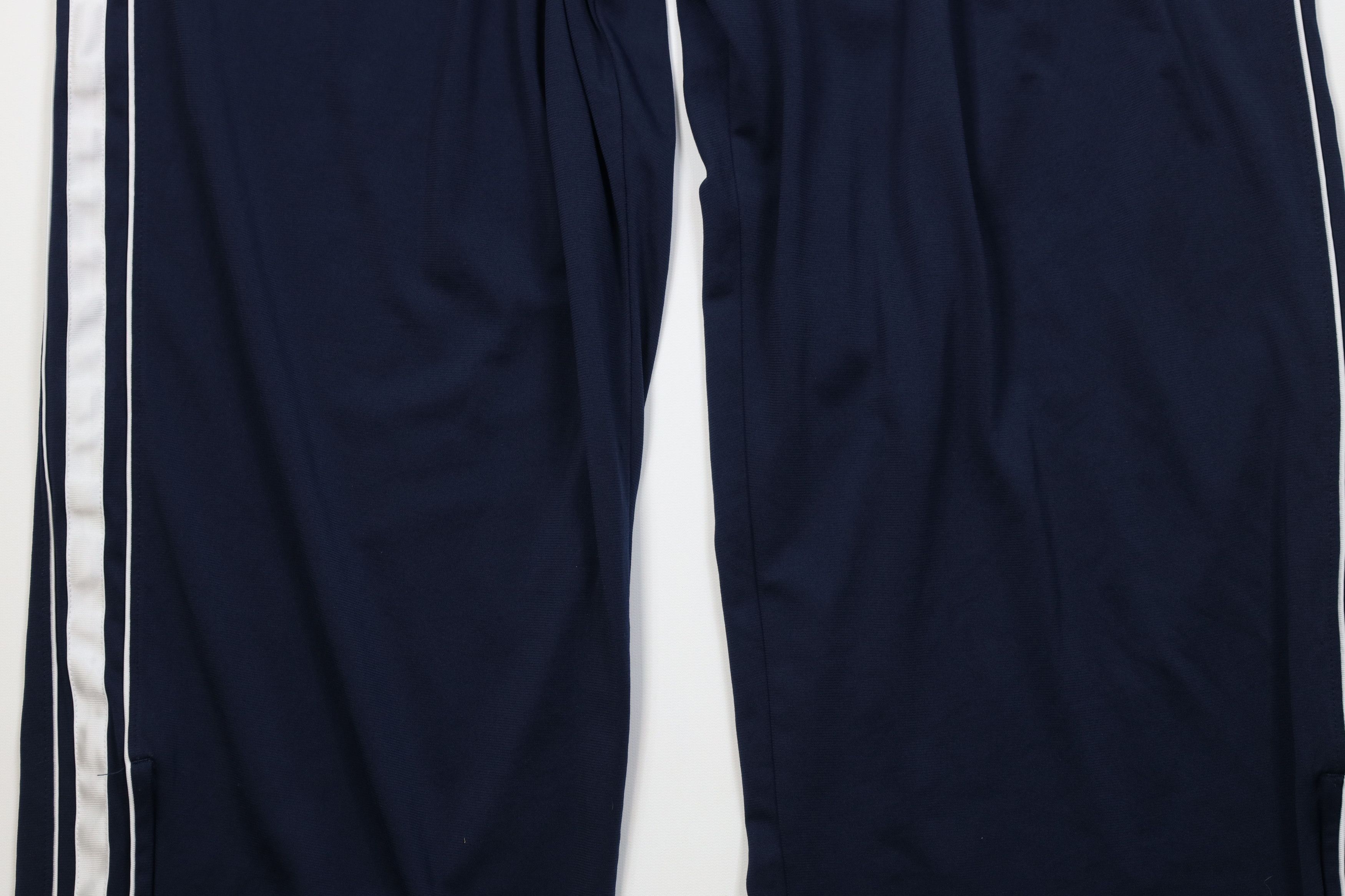 Nike Vintage Nike Mini Swoosh Striped Wide Leg Pants Navy Blue Size US 38 / EU 54 - 3 Thumbnail