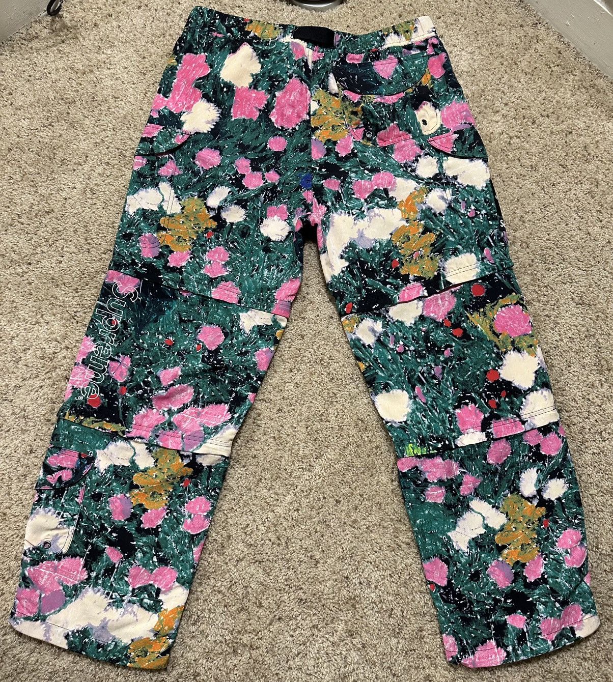 Supreme × The North Face SUPREME X TNF PANTS FLORAL SIZE MEDIUM Size US 32 / EU 48 - 10 Thumbnail