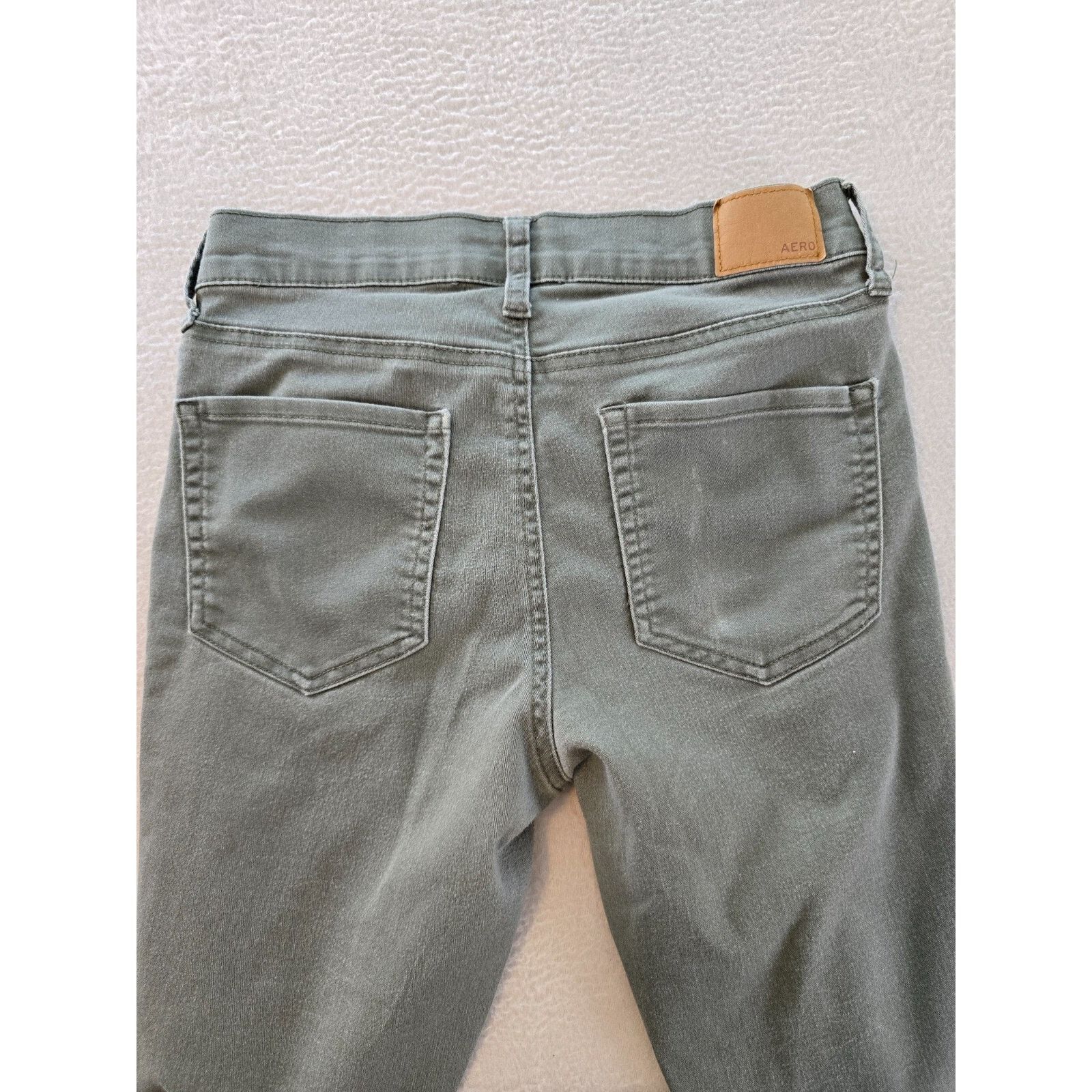 Aeropostale Aeropostale Jeans Womens Sz 0 Gray High Rise Stretch Skinny Size 25" / US 0 / IT 36 - 6 Thumbnail