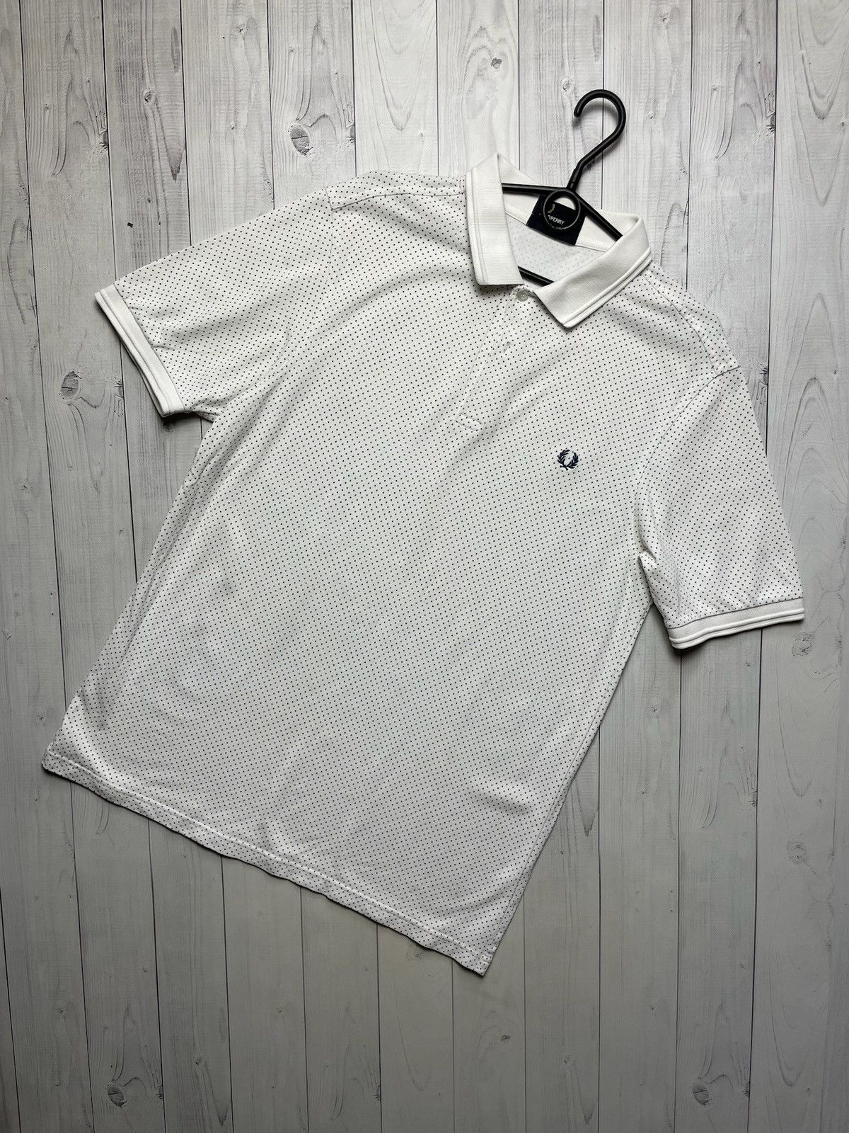 Fred Perry × Vintage Fred Perry polo white logo size XL Size US XL / EU 56 / 4 - 1 Thumbnail