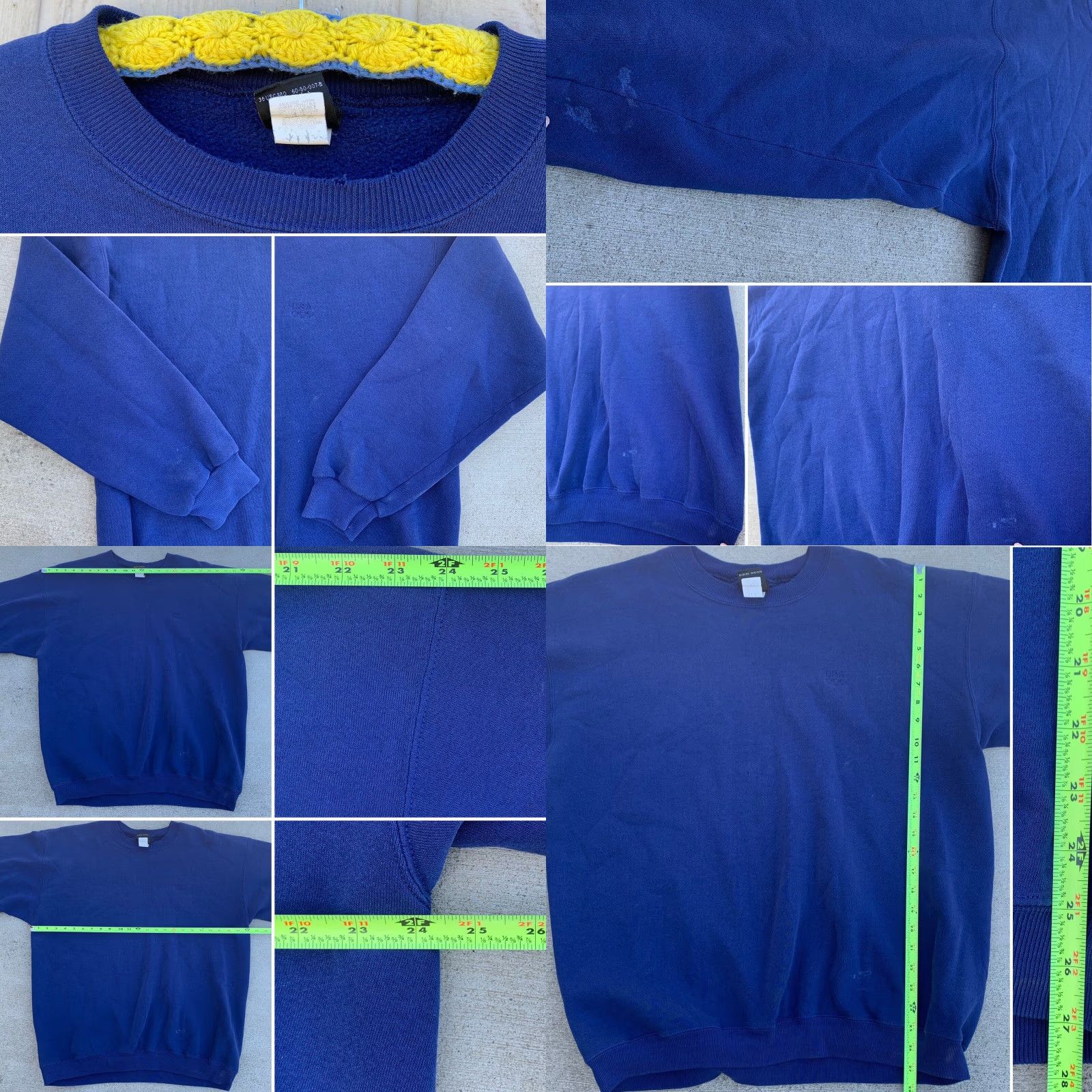 JCPenney VINTAGE USA Olympics Sweatshirt Pullover JCPenney Exclusive Size XL Blue Cotton Blend Embroidered Logo Men Sweatshirt 80s 90s Retro Sports USA Olympic Size US XL / EU 56 / 4 - 8 Thumbnail
