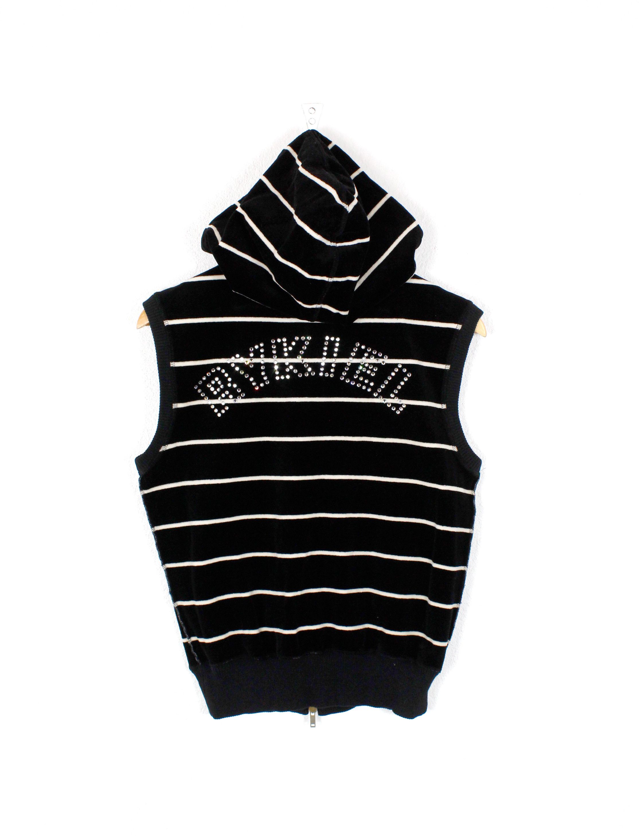 Sonia Rykiel SONIA RYKIEL Swarovski Embellished Crystal Logo Hoodie Y2K Size S / US 4 / IT 40 - 4 Thumbnail