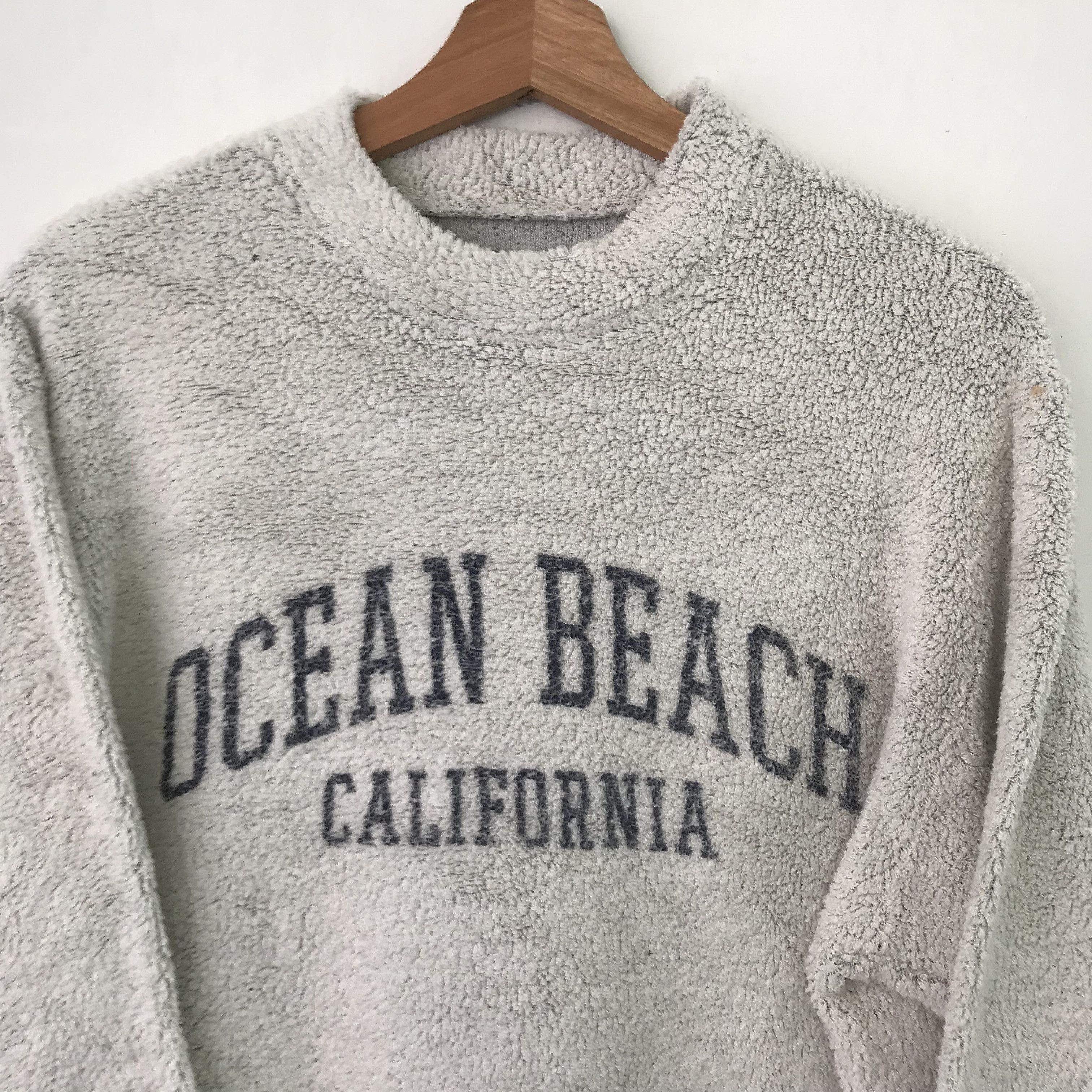 Austin Reed Vintage Ocean Beach Gray Sweatshirt Fleece - 666 Size US M / EU 48-50 / 2 - 7 Thumbnail