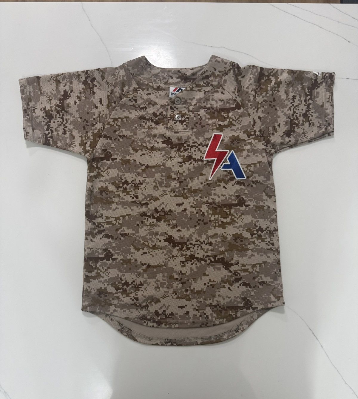 Majestic Majestic Desert Camo Baseball Jersey ⚾🌵 Size US XXS / EU 40 - 1 Thumbnail