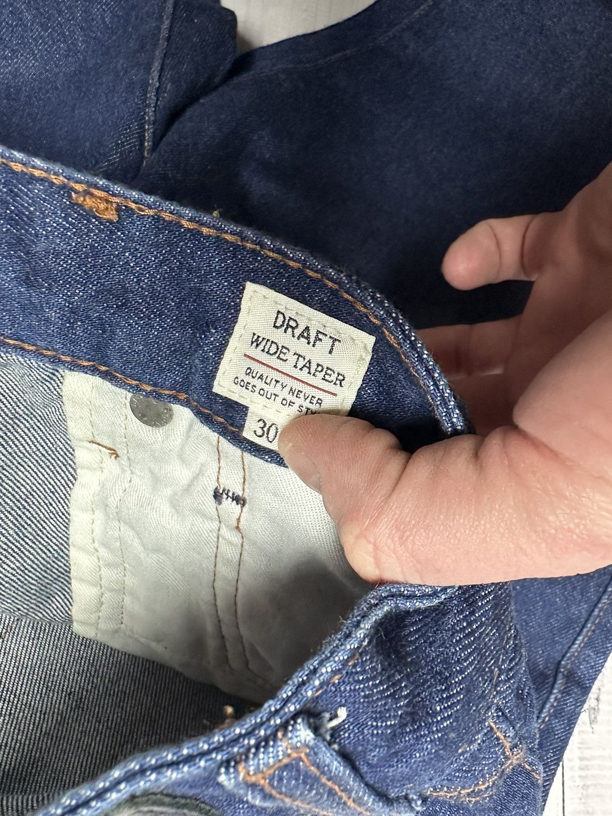 Levi's Made & Crafted × Levi's Vintage Clothing × Vintage Vintage Levi’s x Japan Denim selvedge Made & Crafted Draft Size US 28 / EU 44 - 9 Thumbnail
