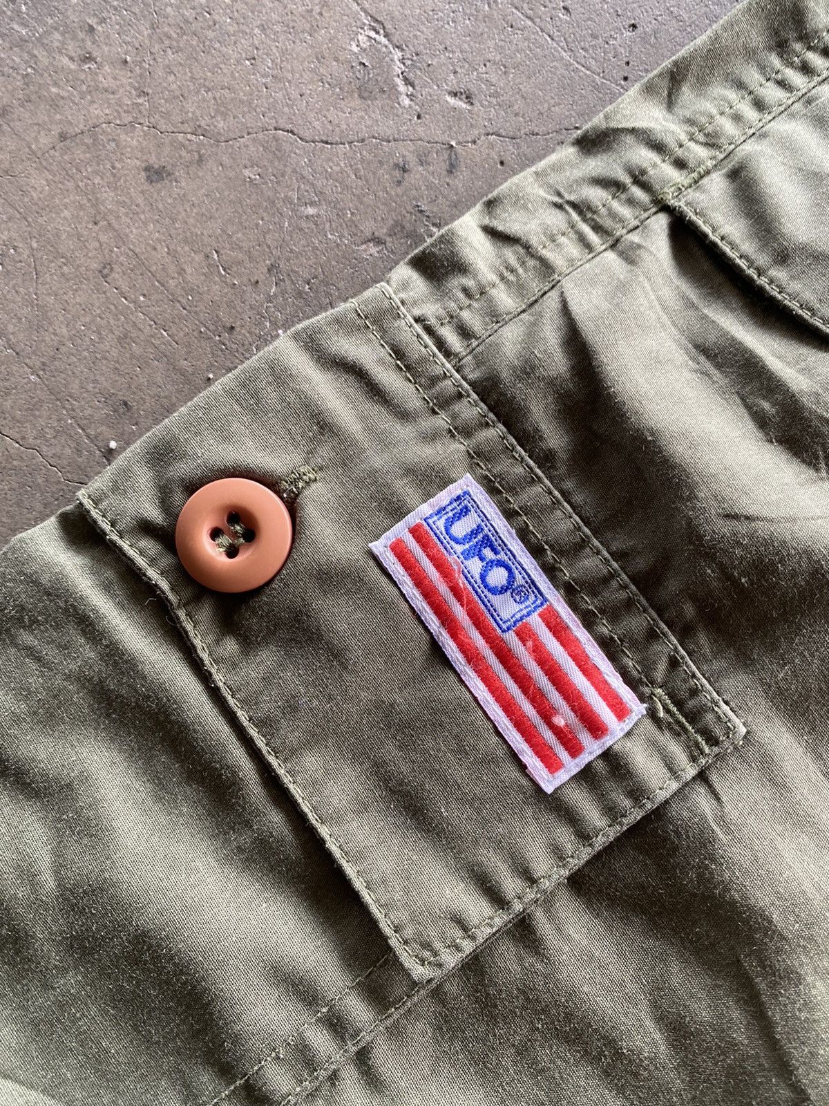 Japanese Brand 2000s UFO - Cargo 2 in 1 Reconstructed Short Pants Size US 30 / EU 46 - 4 Thumbnail
