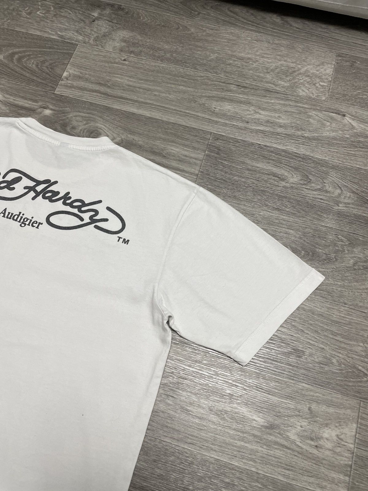 Ed Hardy Vintage Ed Hardy By Christian Audigier White T-Shirt Y2K Size US XXL / EU 58 / 5 - 13 Thumbnail