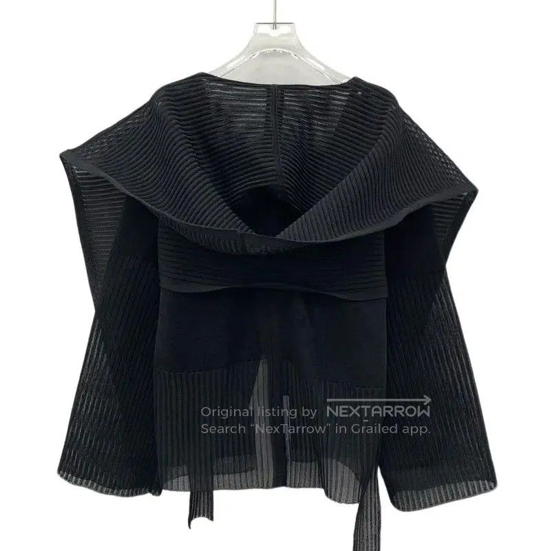Rick Owens Rick Owens Black Silk Open Cardigan . Size XXS / US 00 / IT 34 - 2 Thumbnail