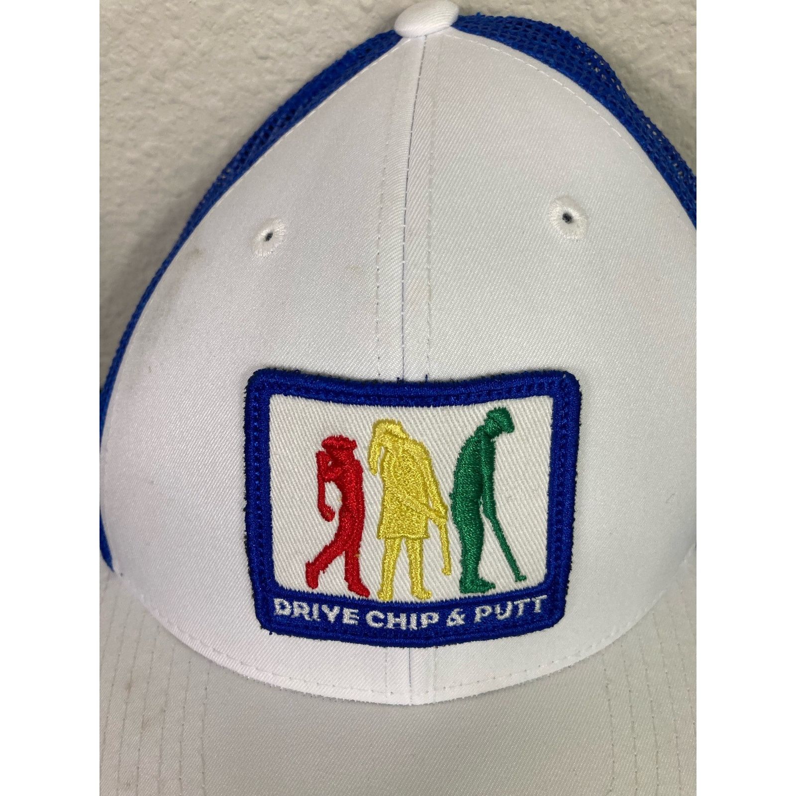 Other Golf Drive Chip Putt Hat White Adjustable Cap Embroidered Size ONE SIZE - 8 Thumbnail