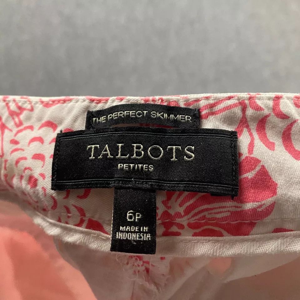 Talbots Talbots Pants Women's 6P Perfect Skimmer Hawaiian Capri Size 28" / US 6 / IT 42 - 7 Thumbnail