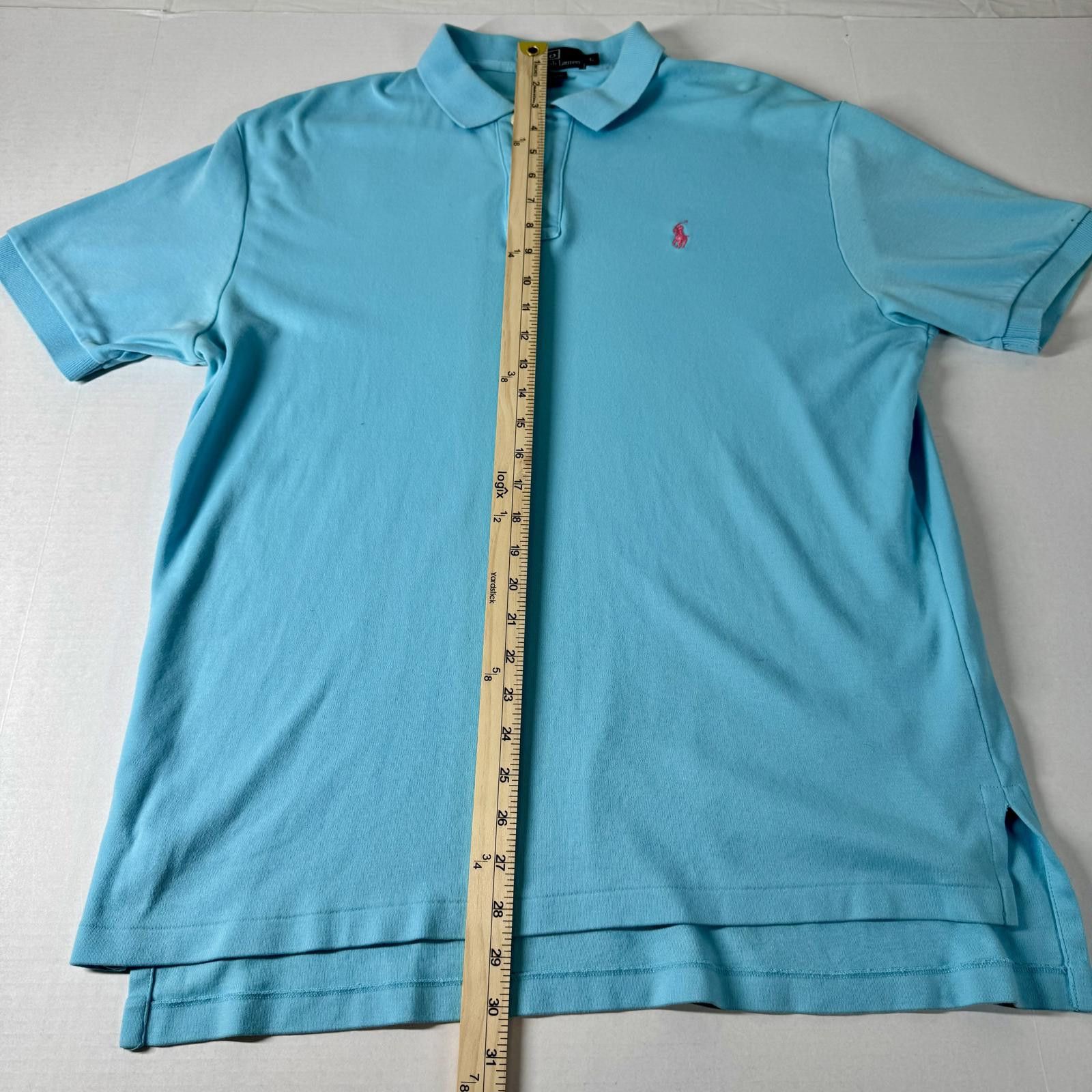 Polo Ralph Lauren Polo Ralph Lauren Men's Baby Blue w/Pink Horse size L Size US L / EU 52-54 / 3 - 2 Thumbnail