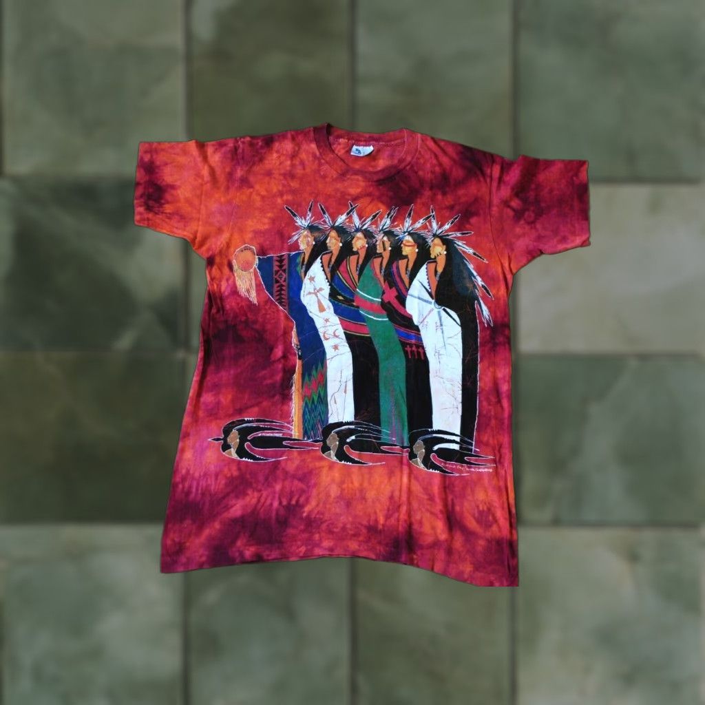 The Mountain VINTAGE TENNESSEE RIVER USA SHIRT Mens LARGE Red 1995 ALL OVER PRINT SINGLE STITCH 78cm 54cm Size US L / EU 52-54 / 3 - 1 Thumbnail
