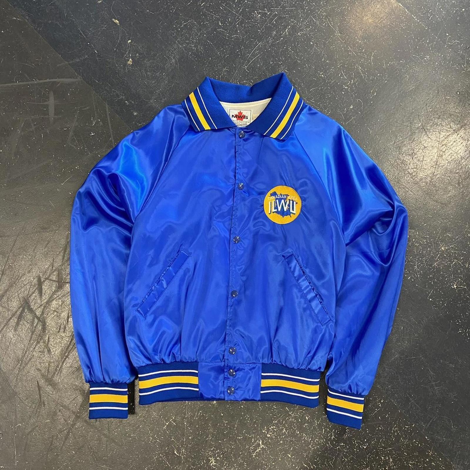 Vintage 80s Blue Canadian ILWU Jacket Size US M / EU 48-50 / 2 - 1 Thumbnail