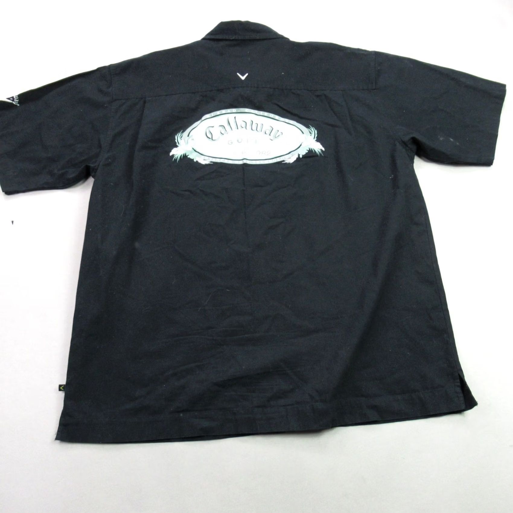 Callaway Callaway Shirt XL Black Casual Lightweight Short Sleeve Button Front Mens Size US XL / EU 56 / 4 - 5 Thumbnail