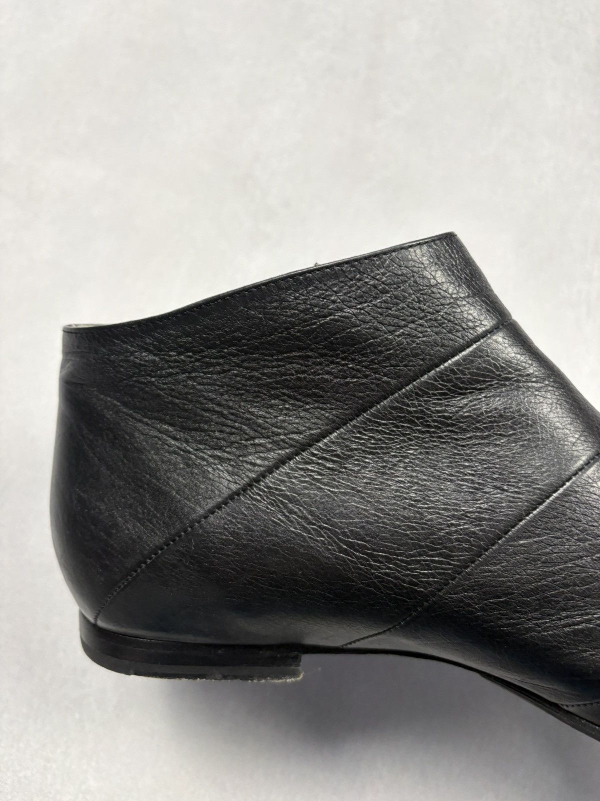 Other Free Lance Paris Leather Zip Boots Pointed Toe Avant Garde Size US 11 / IT 41 - 10 Thumbnail