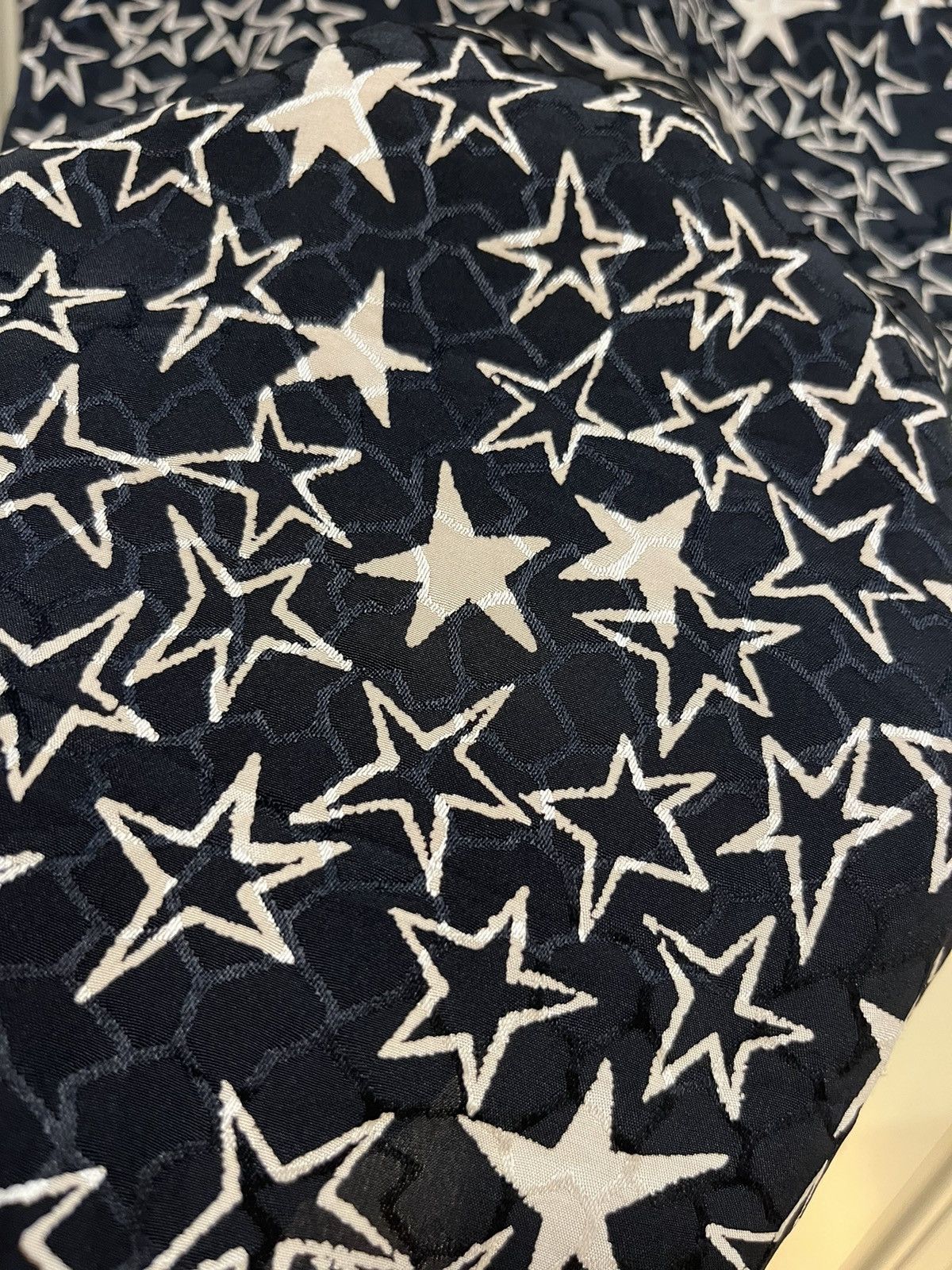 Saint Laurent Paris star print silk shirt collar size 42 Size US L / EU 52-54 / 3 - 6 Thumbnail