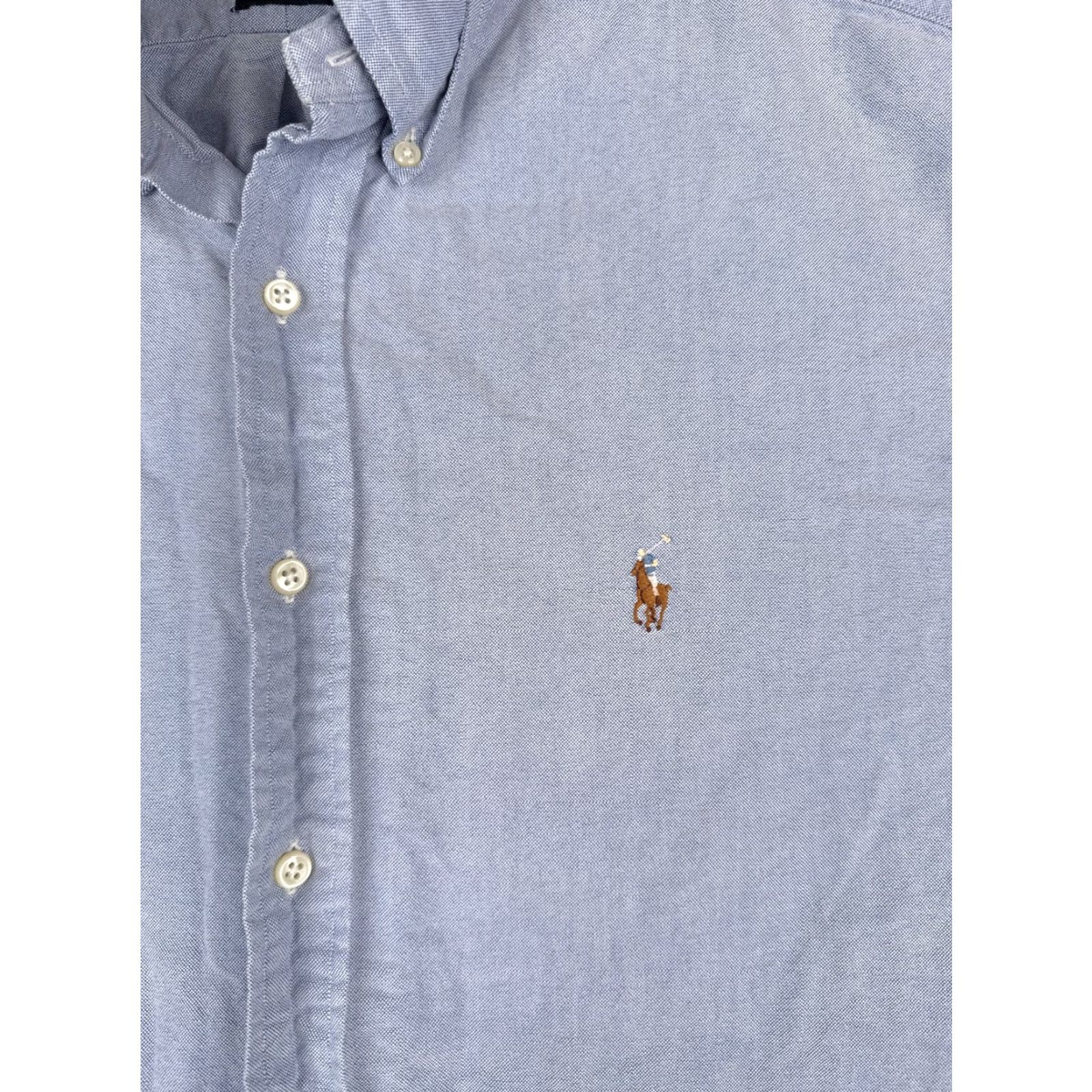 Polo Ralph Lauren VINTAGE Polo Ralph Lauren Shirt Adult 16.5 Blue Yarmouth Cotton Button-Up 34 Casual Workwear Men Mens Size US L / EU 52-54 / 3 - 6 Thumbnail