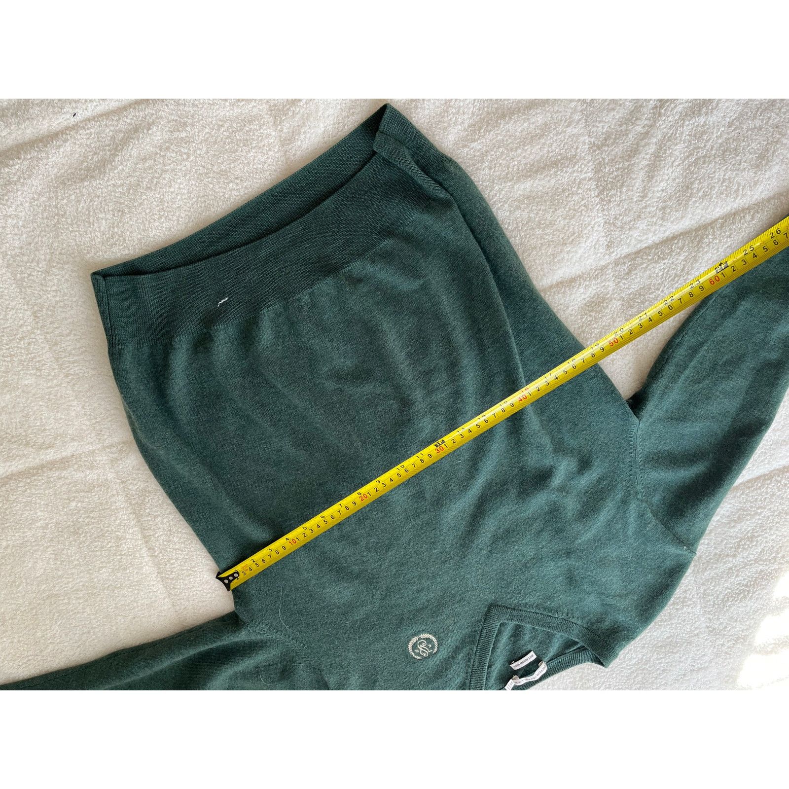 Peter Millar Mens merino wool Peter millar v neck medium green Size US L / EU 52-54 / 3 - 4 Thumbnail