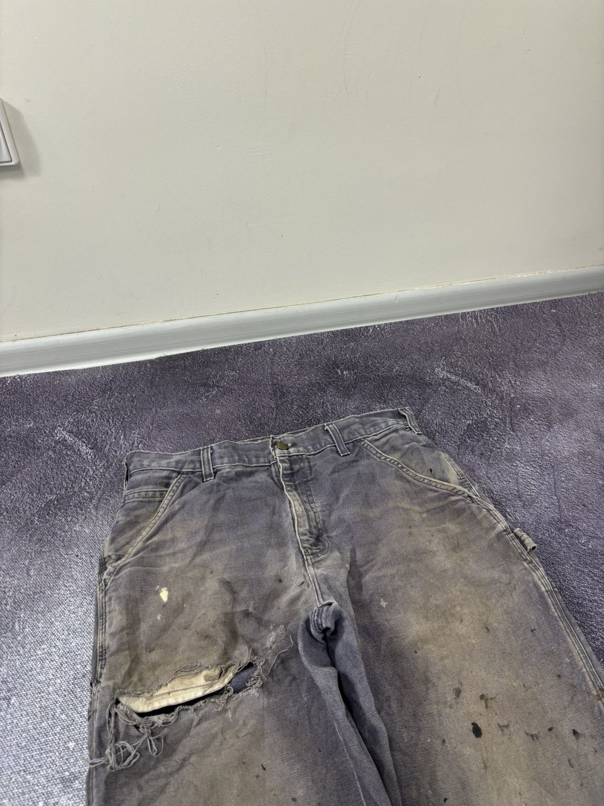 Carhartt Vintage Carhartt USA Dungaree Fit Distressed Work Pants Size US 32 / EU 48 - 11 Thumbnail