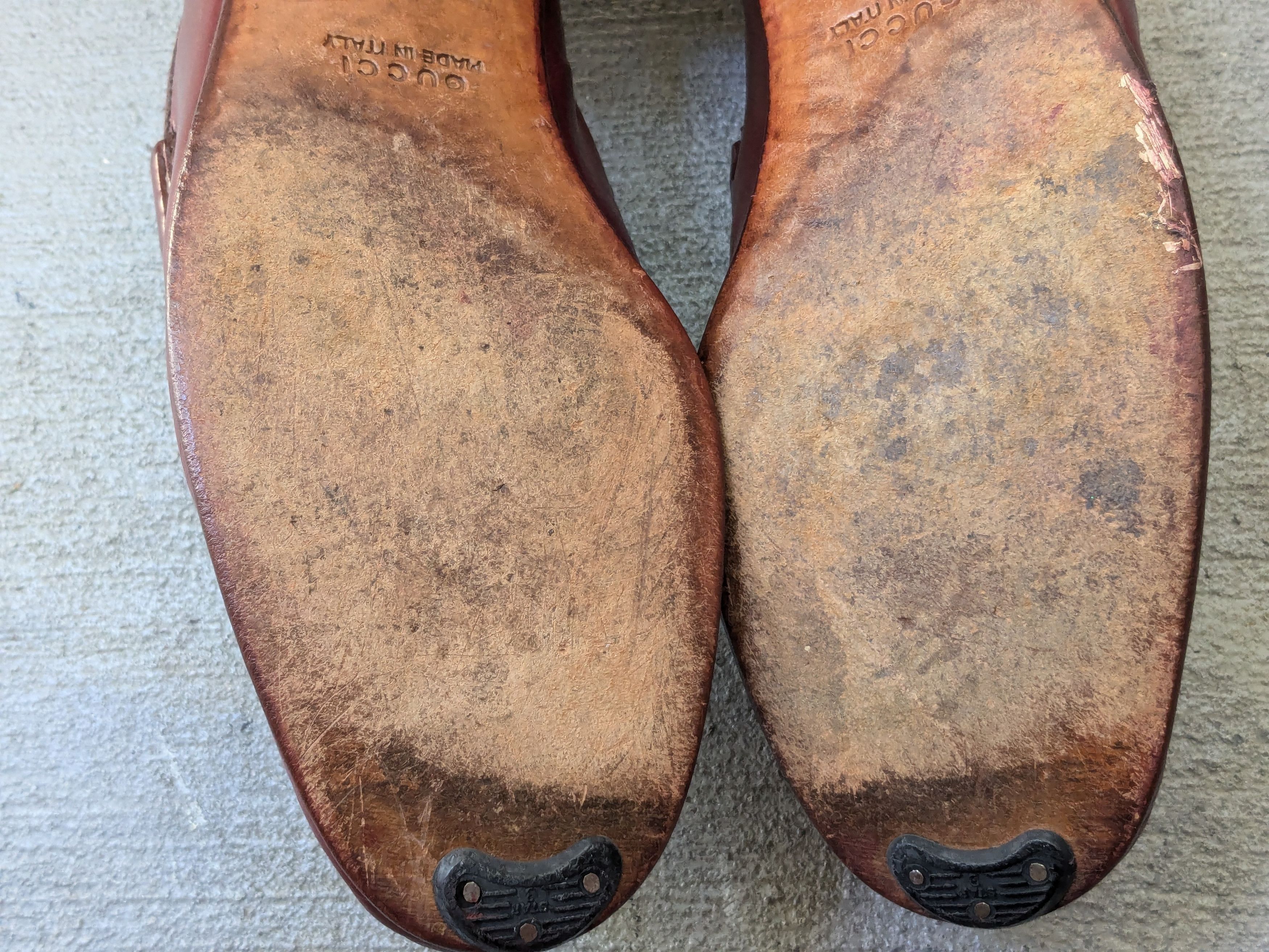 Vintage Gucci Horsebit Loafers Red 9 Red Snaffle Bit Gold