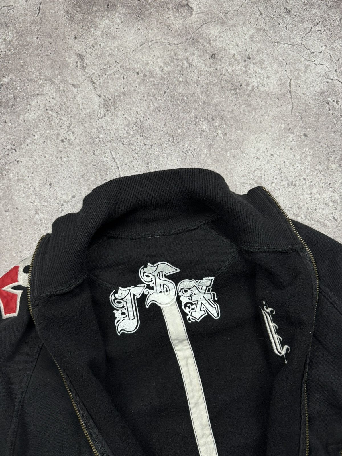 JET SET Archive JSX Jet Set Cross Y2K Zip Sweatshirt Japanese Dragon Size US L / EU 52-54 / 3 - 6 Thumbnail