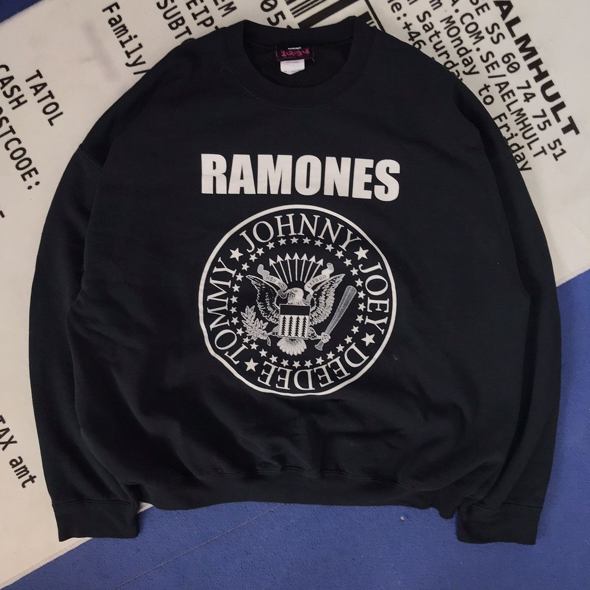 Band Tees × Vintage Ramones Sweater Size US XXL / EU 58 / 5 - 1 Thumbnail