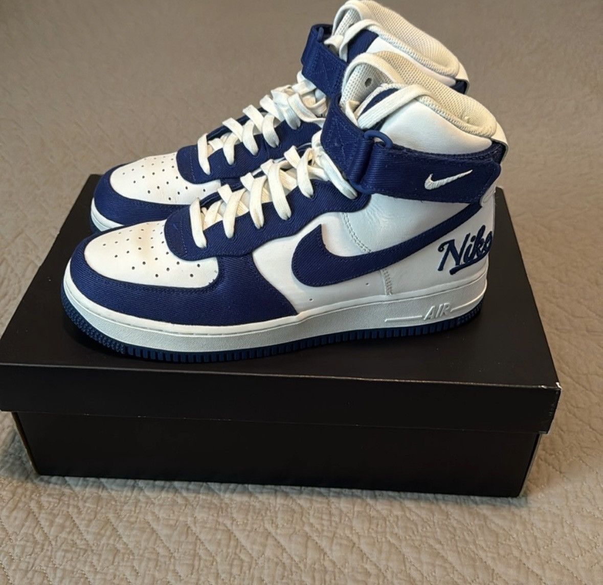 Nike Nike Air Force 1 High ‘07 Dodgers Shoes Sneakers Size US 8.5 / EU 41-42 - 1 Thumbnail
