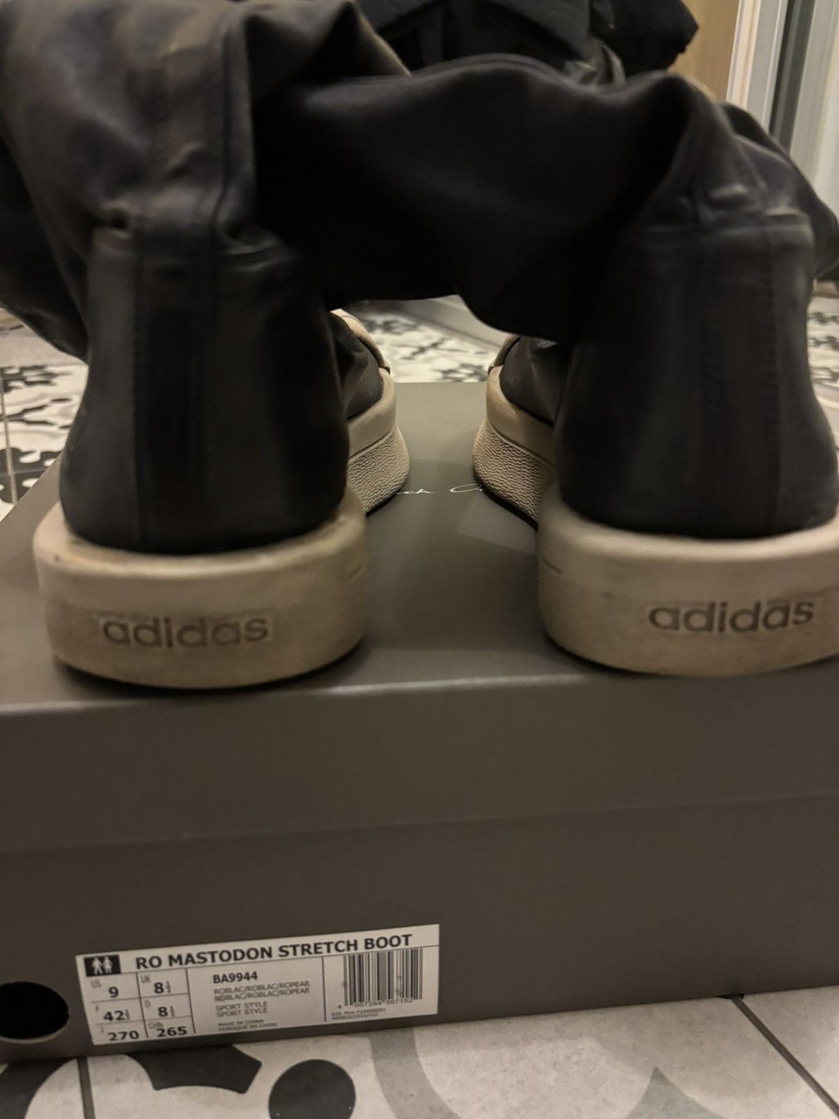 Adidas × Rick Owens Rick Owens Adidas Mastodon Stretch Boots – US 9/ EU 42 ⅔ Size US 9 / EU 42 - 11 Thumbnail