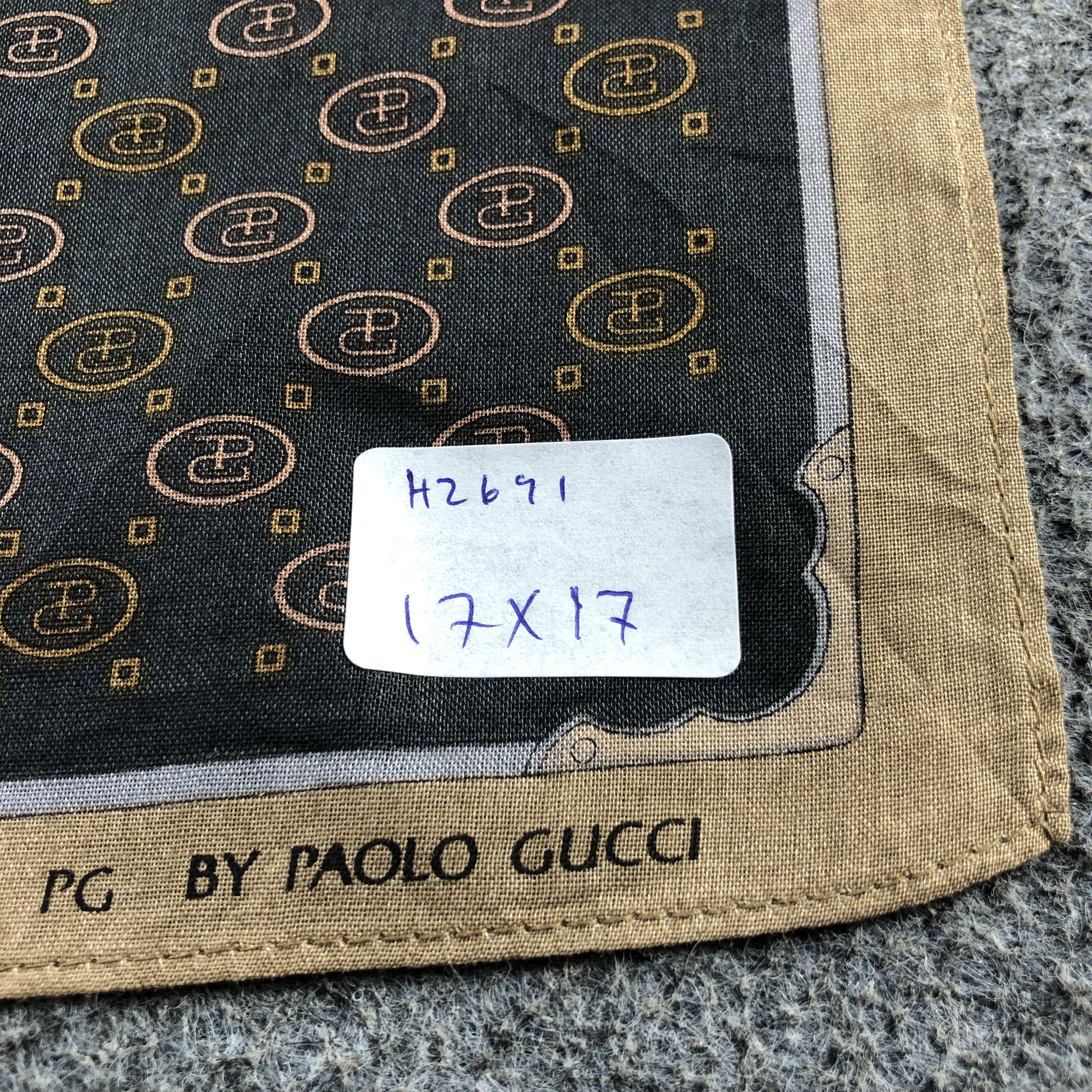 Paolo Gucci Paolo Gucci Handkerchief Neckerchief Bandana H2691 Size ONE SIZE - 5 Thumbnail