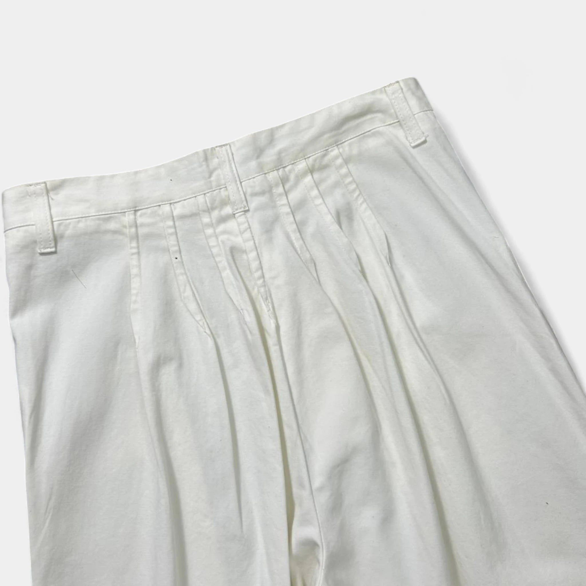 Marithe + Francois Girbaud Marithé + François Girbaud White Flare Pants Size US 32 / EU 48 - 7 Thumbnail