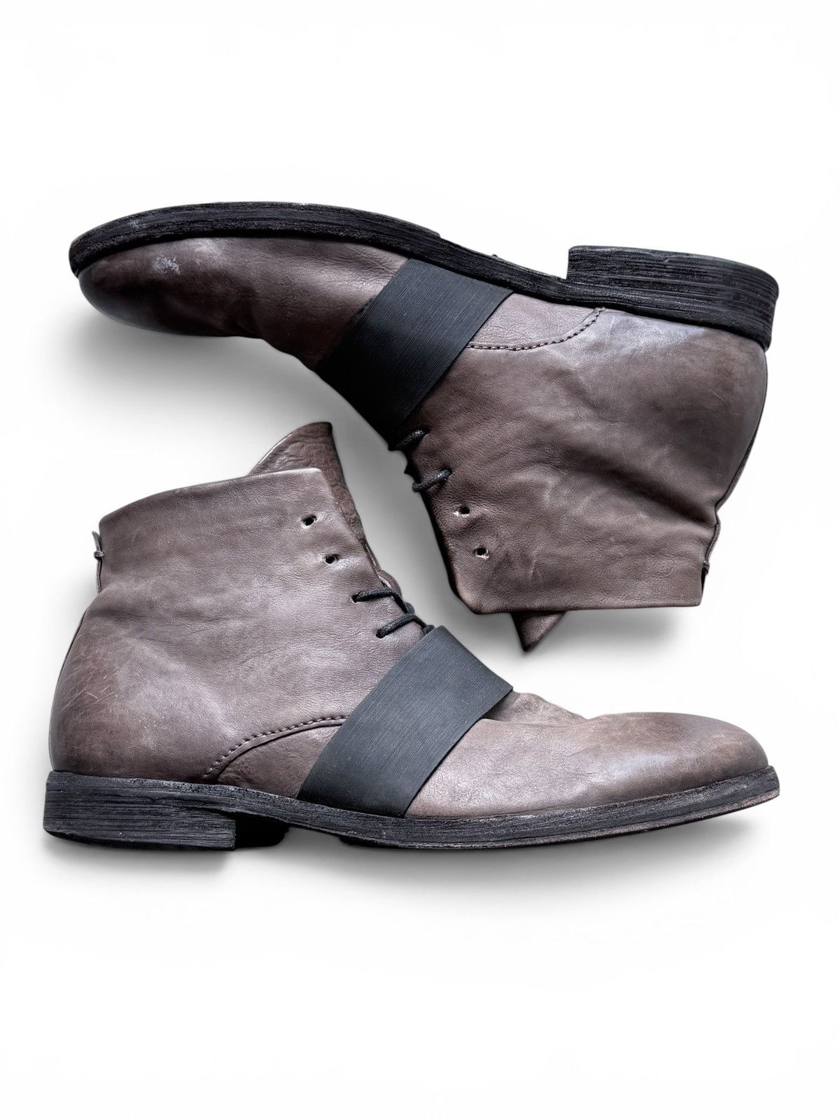 A.S. 98 Guidi Style Italian Avant Garde Leather Boots