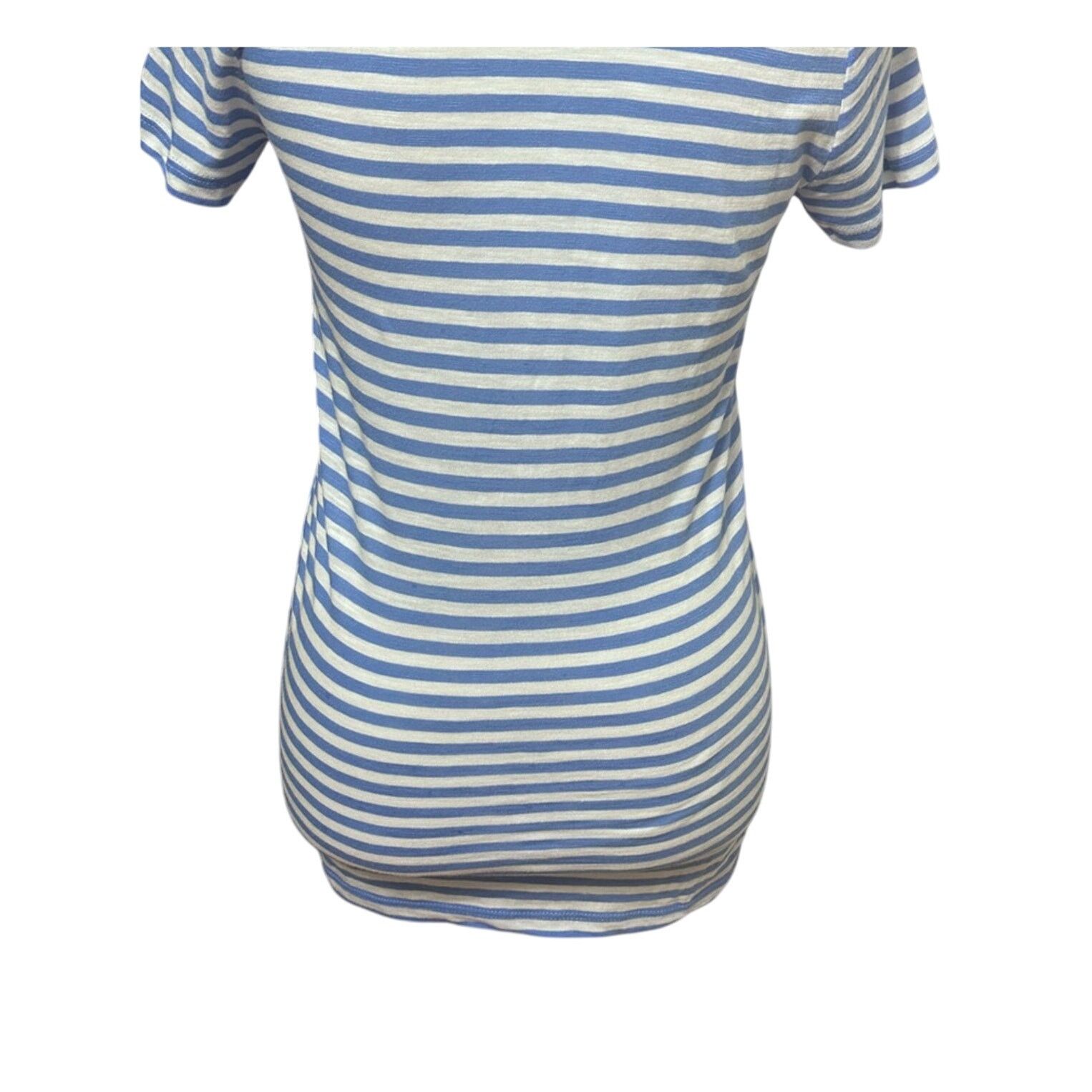 Other Caslon T-Shirt Short Sleeves Striped Blue White XXS NWOT Size XXS / US 00 / IT 34 - 6 Thumbnail