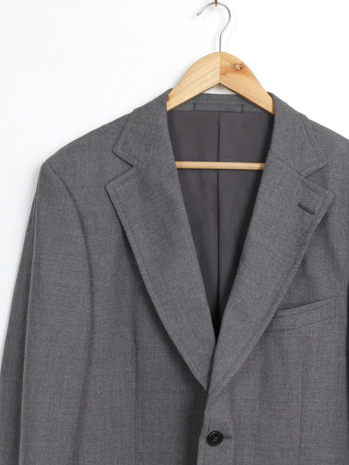 Ermenegildo Zegna × Z Zegna Ermenegildo Zegna Mens Grey City Blazer 52R Size 52R - 2 Thumbnail