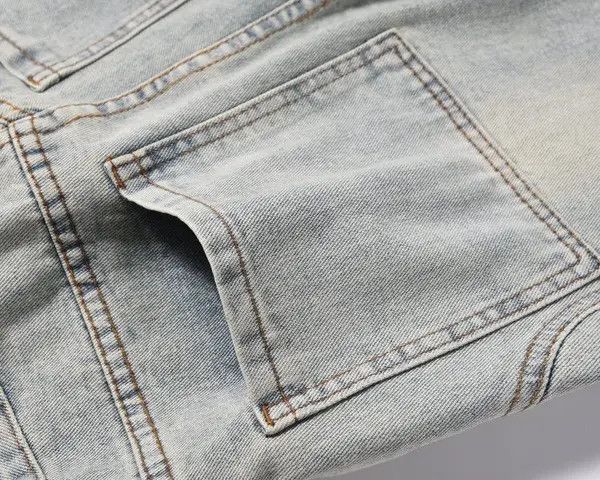 Japanese Brand High street wide-leg blue washed scimitar cargo jeans y2k Size US 32 / EU 48 - 5 Thumbnail