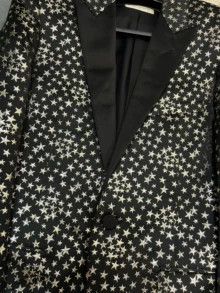Saint Laurent Paris Authentic Saint Laurent star embroidered smoking jacket Size 44R - 3 Thumbnail
