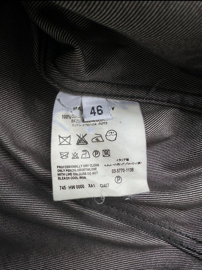 Helmut Lang HELMUT LANG black grey sz 46 classic 2 pocket raw silk denim Size US S / EU 44-46 / 1 - 5 Thumbnail