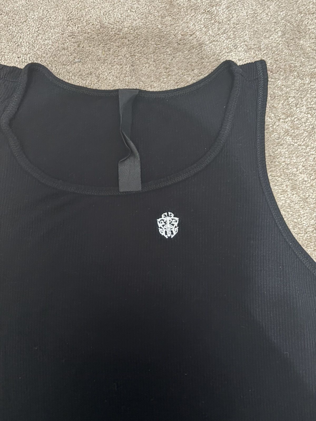 Chrome Hearts Chrome Hearts Ribbed Long Tank Top Dress Size L / US 10 / IT 46 - 2 Thumbnail