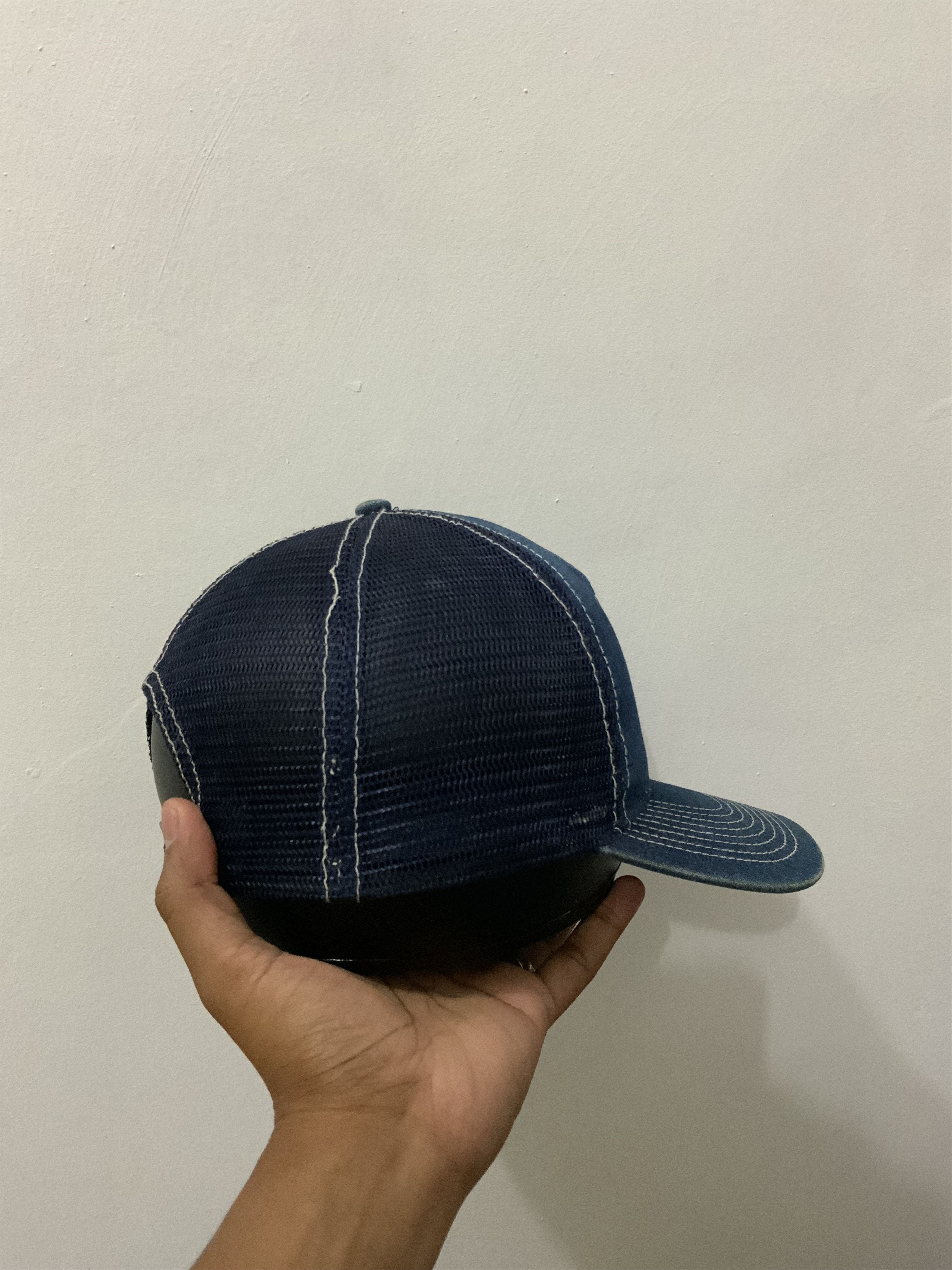 If Six Was Nine UOH Wrestling 66-14 Denime Trucker Hat Size ONE SIZE - 6 Thumbnail