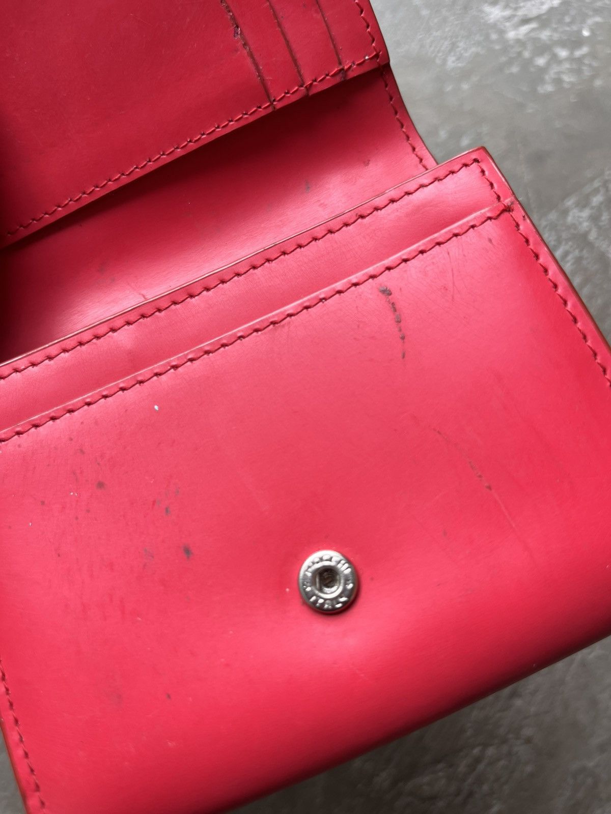 Beauty Beast × Hysteric Glamour × Japanese Brand VINTAGE HELLO KITTY RED WALLETS Size ONE SIZE - 3 Thumbnail
