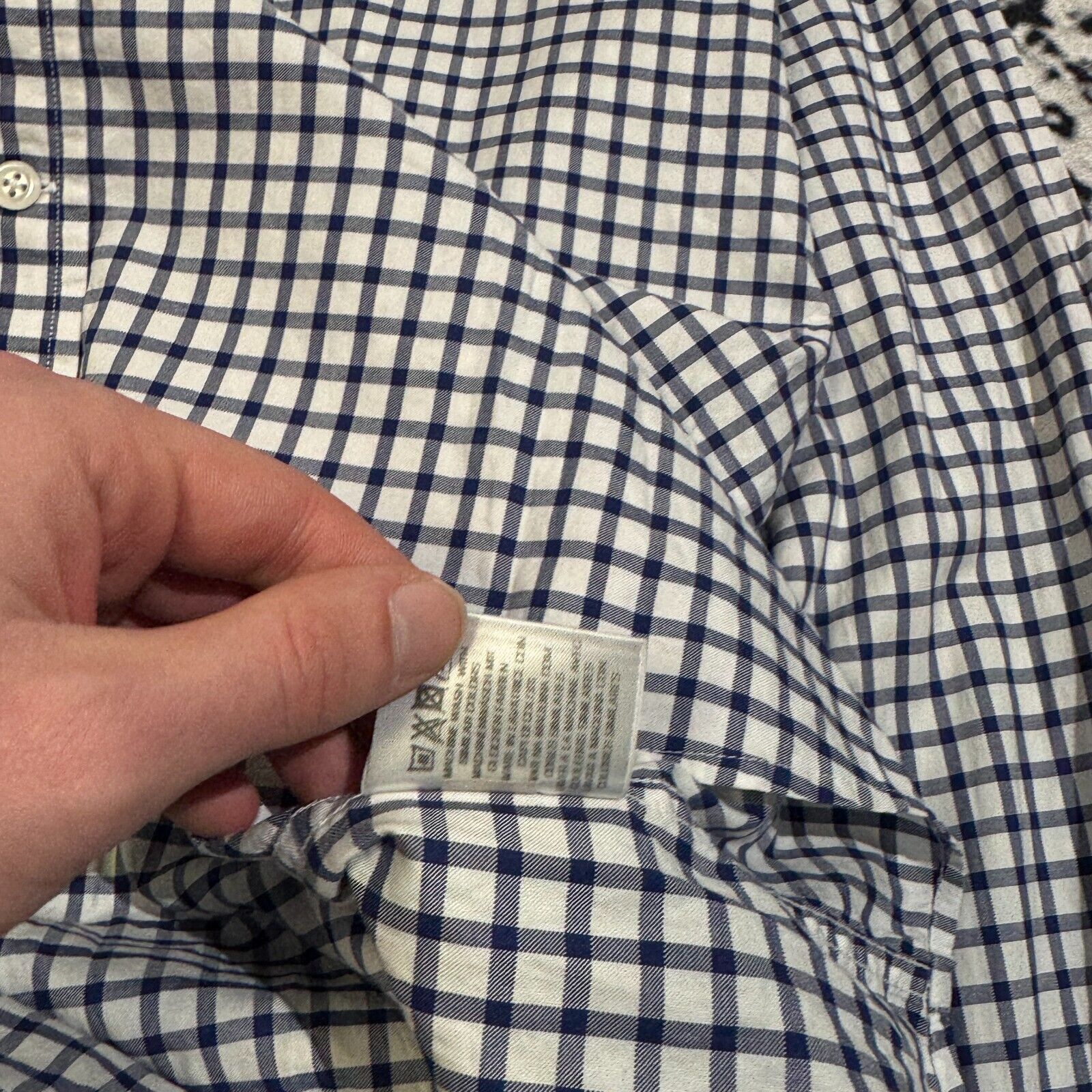 Gant × Vintage Vintage Gant Unisex Blue White Cotton button up shirt Size L Size US L / EU 52-54 / 3 - 11 Thumbnail