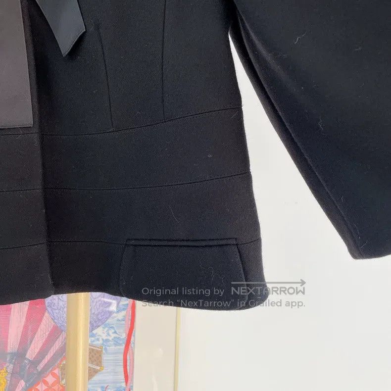 Alexander McQueen Alexander Mcqueen Black tweed coat Size XS / US 0-2 / IT 36-38 - 4 Thumbnail