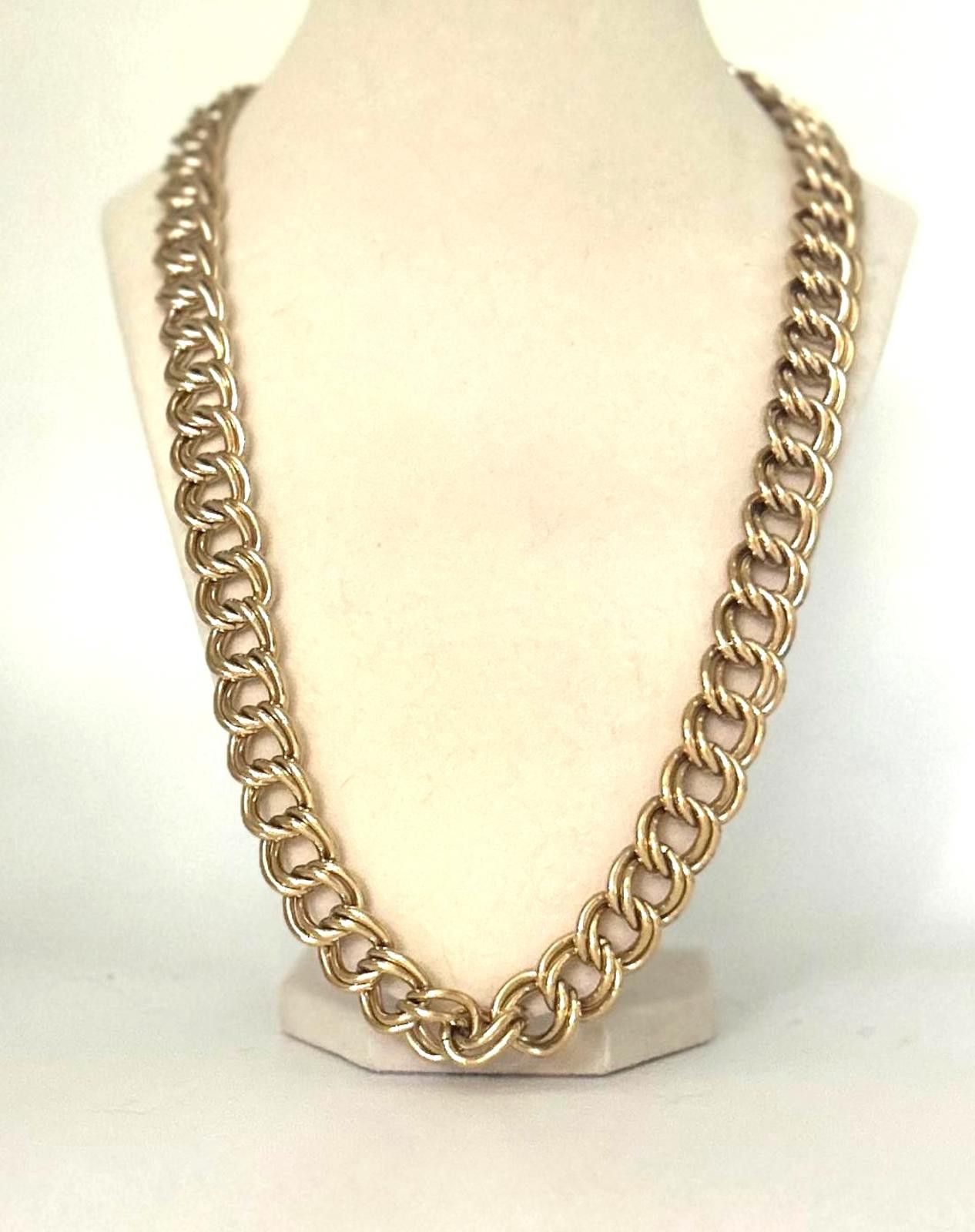 Givenchy Vintage Givenchy Necklace Gold Tone Link 80s Signed Couture Size ONE SIZE - 1 Thumbnail