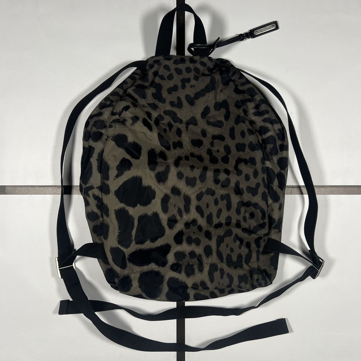Saint Laurent Paris |[ SS18 Saint Laurent “City” Foldable Leopard Backpack ]| Size ONE SIZE - 9 Thumbnail