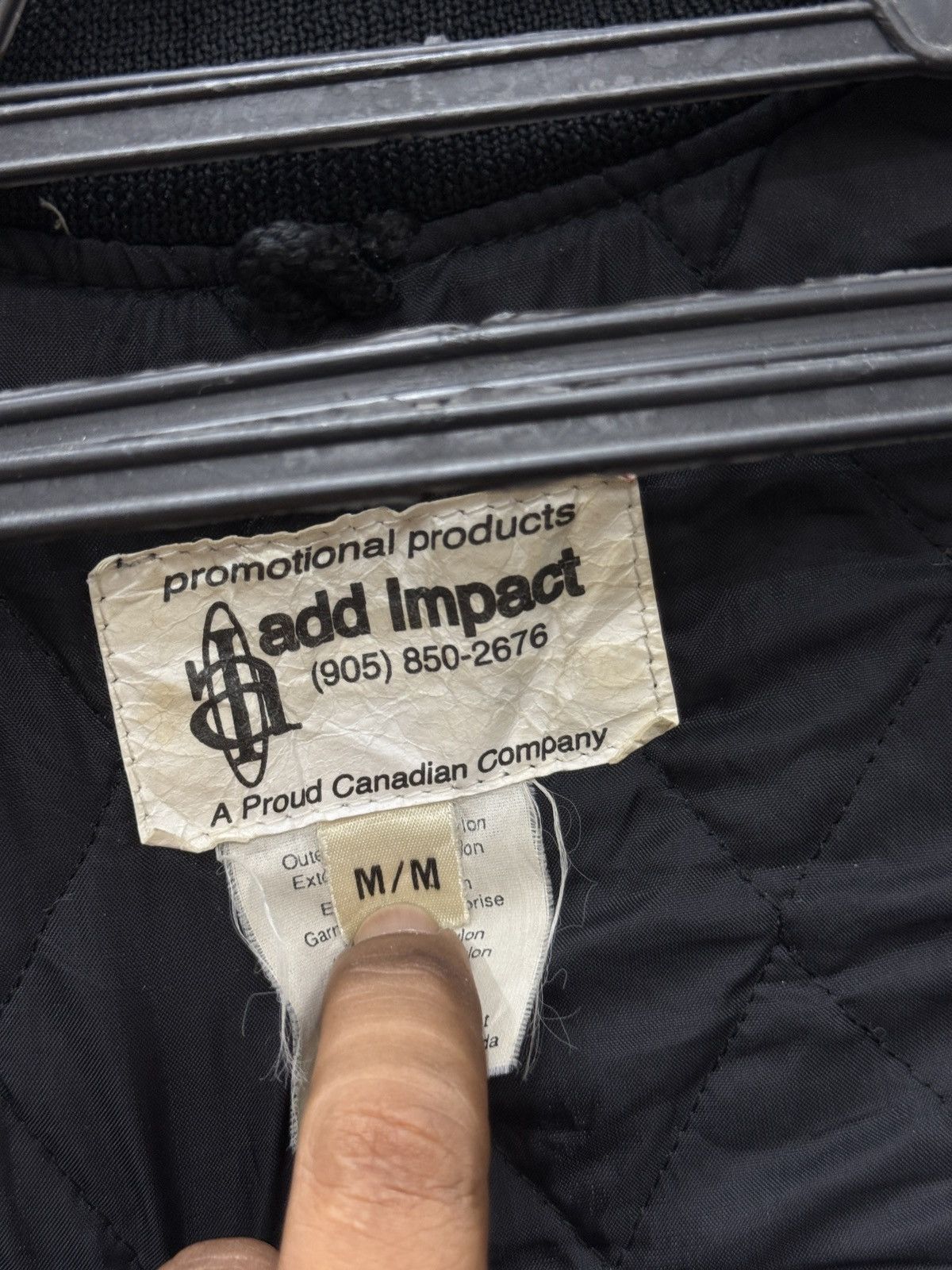 Vintage 🔥🔥🔥STEALS VINTAGE ADD IMPACT GLOBAL EXPRESS BOMBER JACKET Size US M / EU 48-50 / 2 - 8 Thumbnail